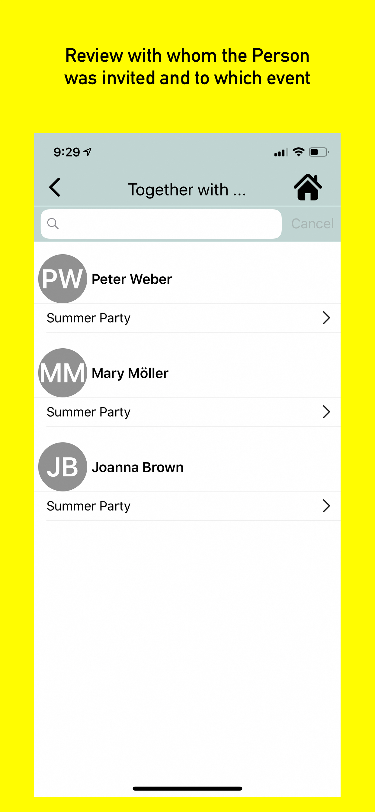 Guests and Invitations screenshot 6