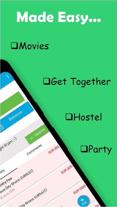 Screenshot #2 pour Sharenjo - Friends Bills Split