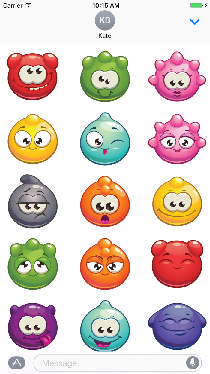 Sticker Me Colorful Monsters
