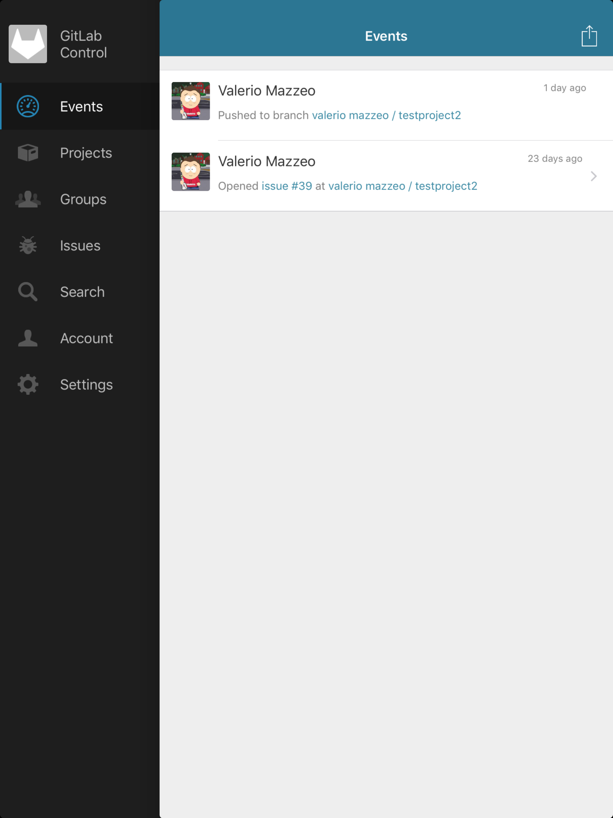 Control for GitLab