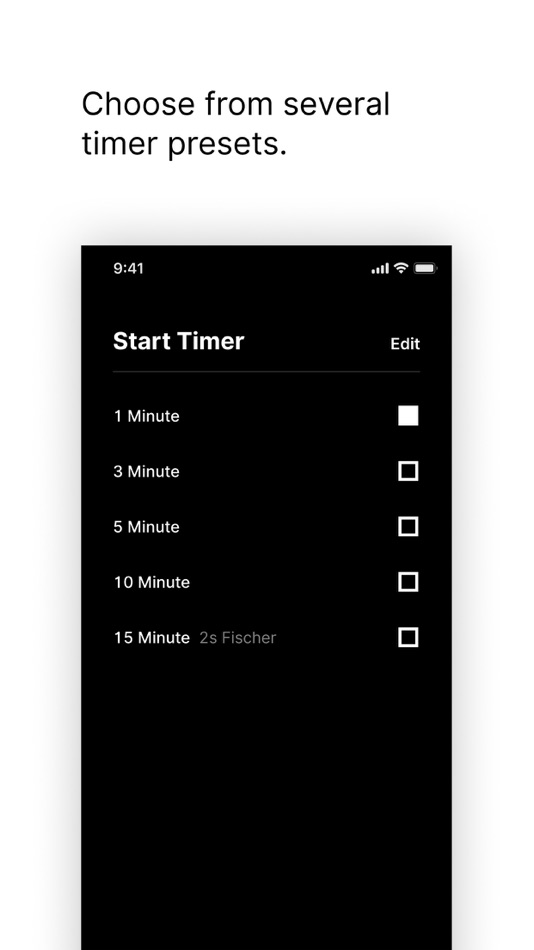 #1. Zeitnot Chess Timer (iOS) Podle: Gavin Anthony, Inc
