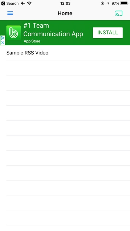 RSS Video Player