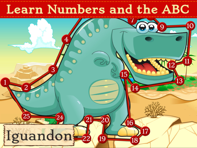 ‎Dino Dot Connect dots for kids Screenshot