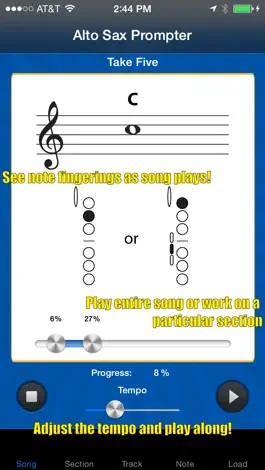 Game screenshot Alto Sax Prompter mod apk