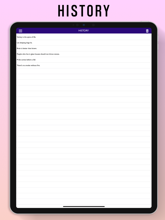 Proverbs - Meaning Dictionary