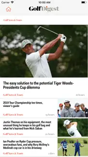 golf digest magazine iphone screenshot 3