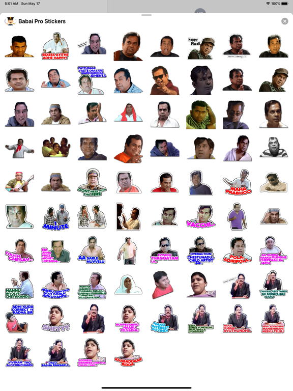 Screenshot #5 pour Pro Babai Stickers v2