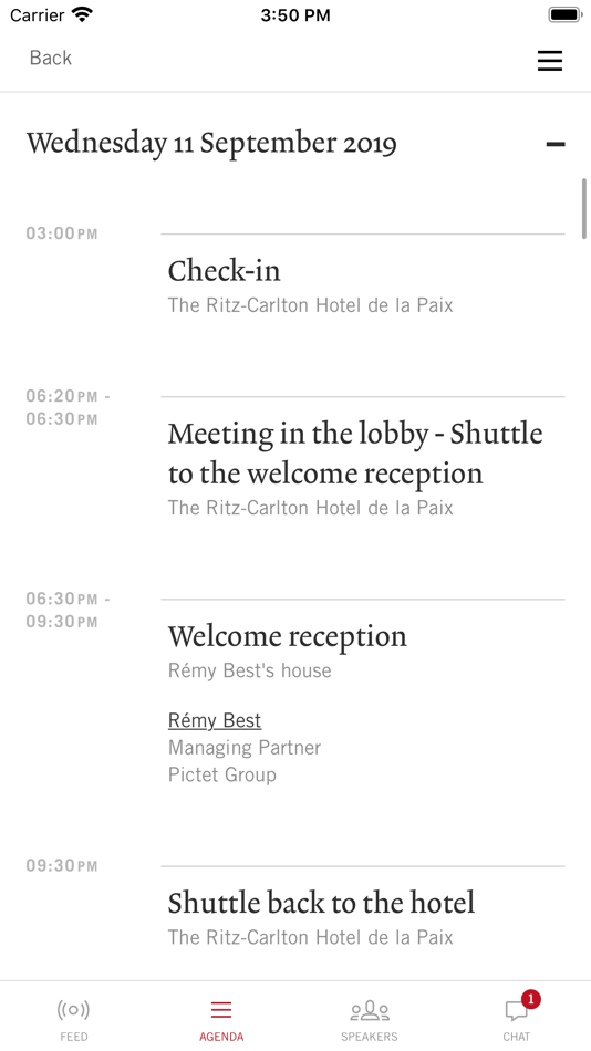 #5. Pictet Events (iOS) 由: Pictet