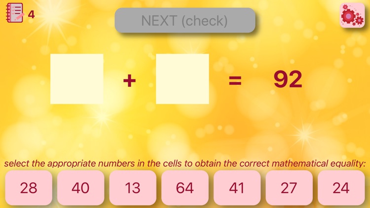 Card method of teaching math