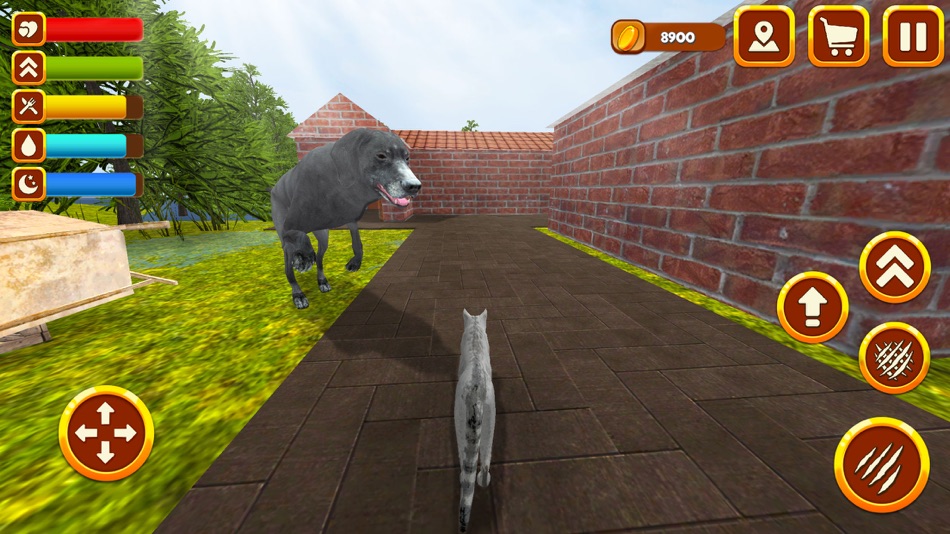 #4. Hunting Cat Survival Simulator (iOS) Podle: Tayga Games OOO