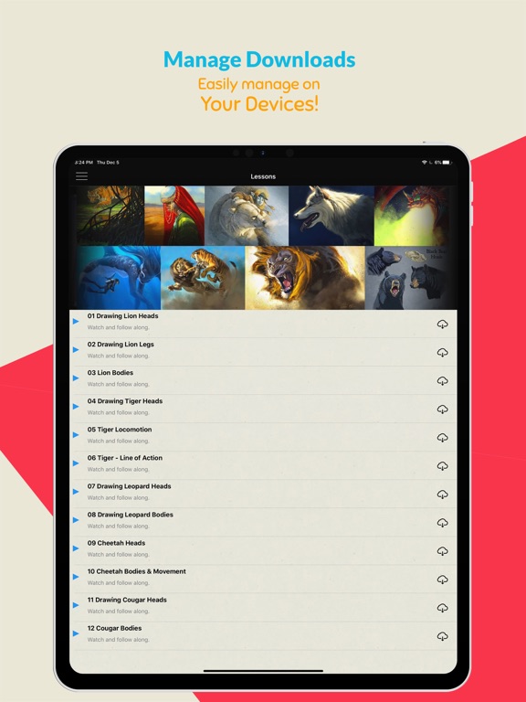 Creature Art Teacher iPad screenshot 4 - Education app