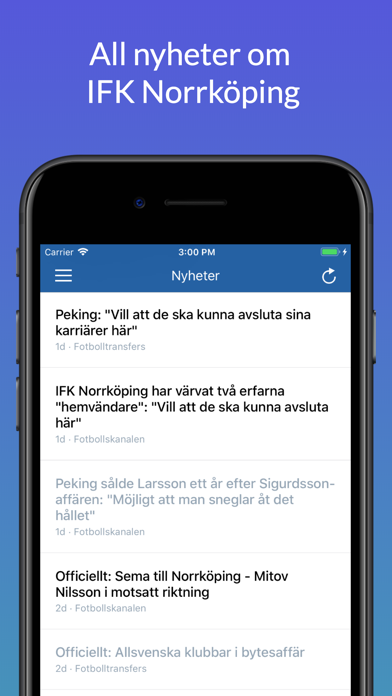 Go Peking: Om IFK Norrköping Screenshot