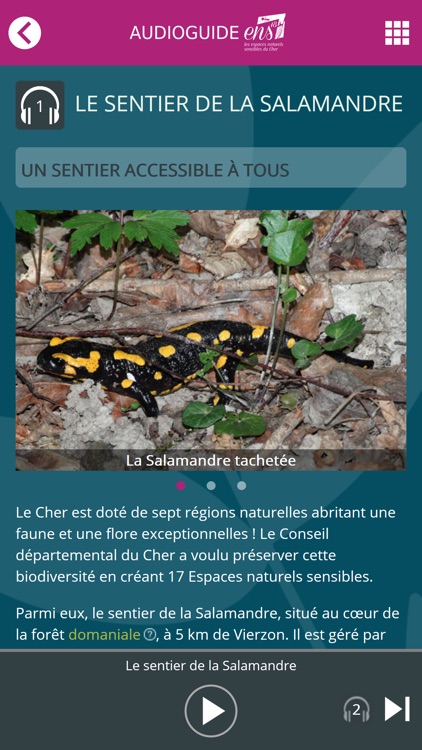 Sentier Salamandre -AudioGuide
