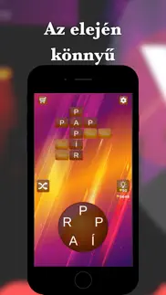 magyar nyelvű szókereső játék iphone screenshot 2