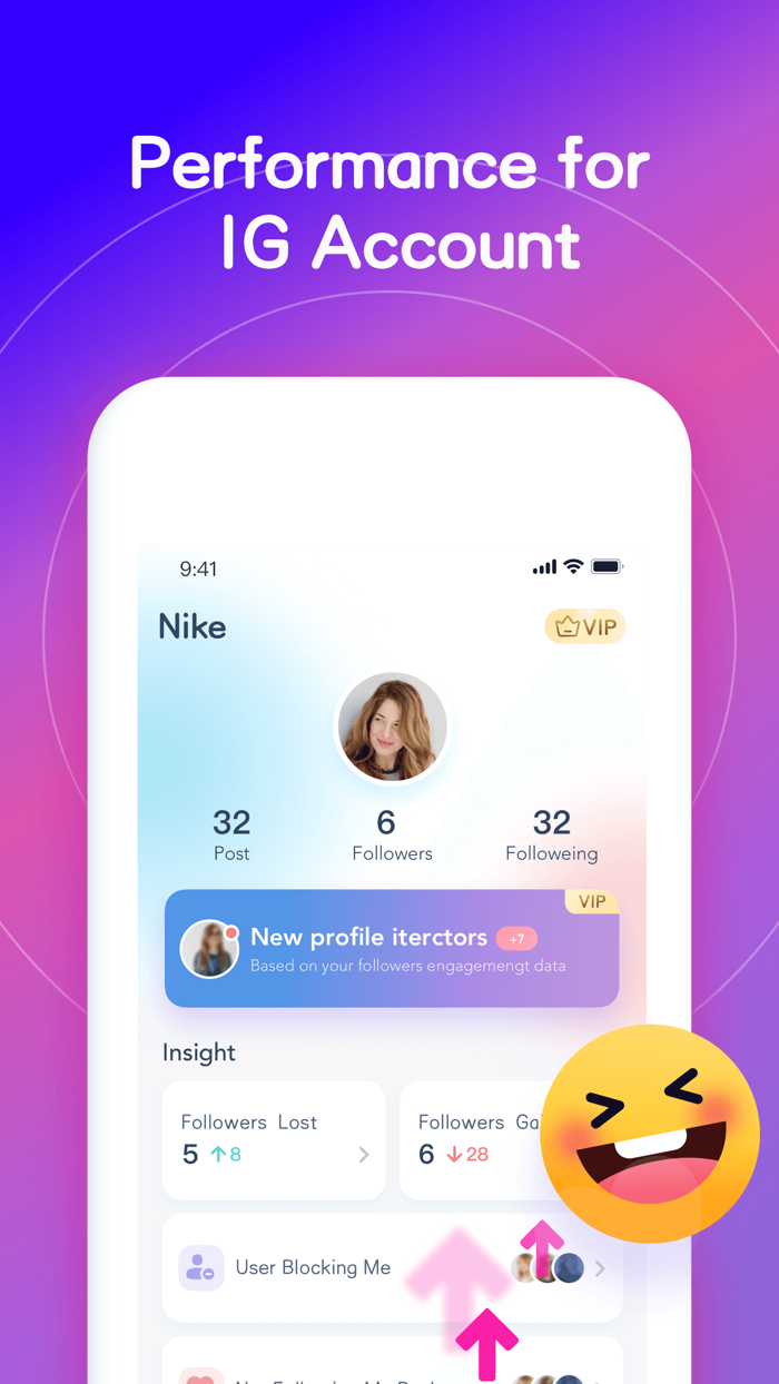 Followers Reports for Insta IG