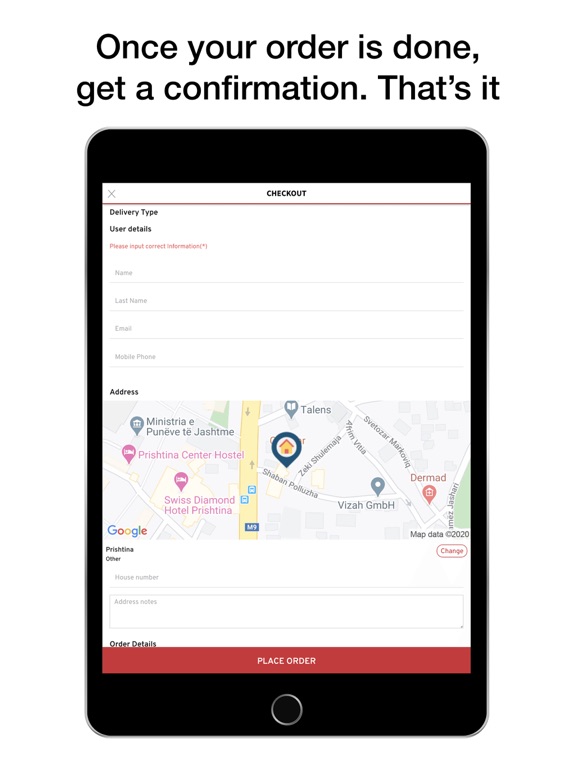 KFC Kosova iPad screenshot 4 - Food & Drink app