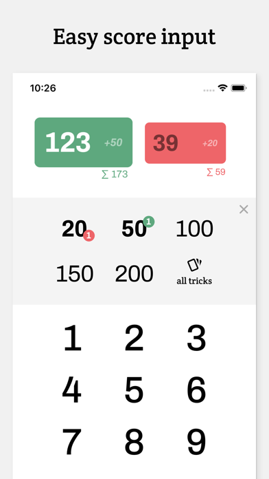 Bela Blok Pro: Belote Tracker Screenshot