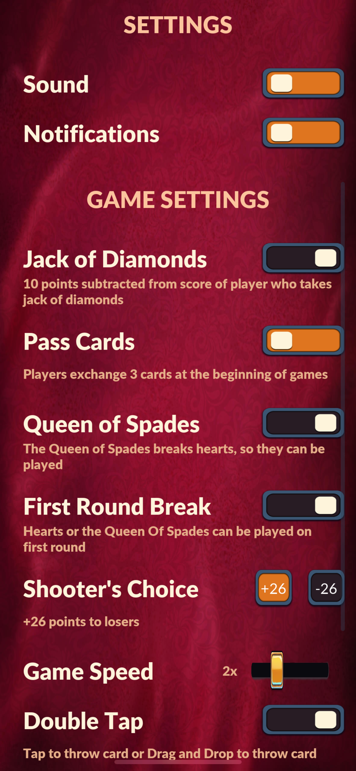 Hearts - Offline Card Games