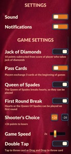 Hearts - Offline Card Games screenshot #3 for iPhone