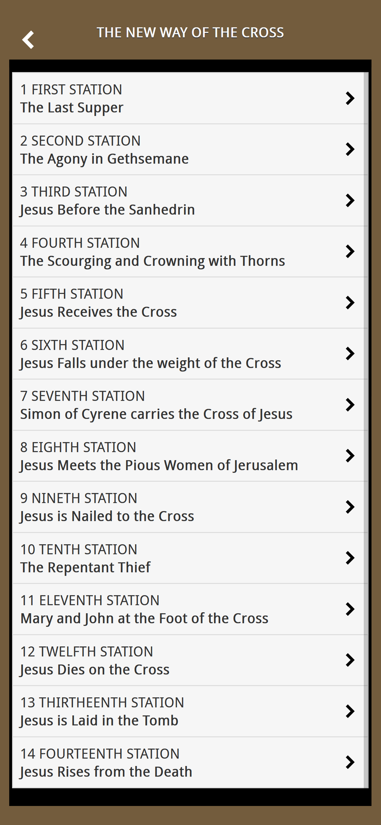 Stations and Way of the Cross