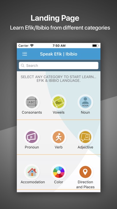 Speak Efik and Ibibio iPhone screenshot 1 - Productivity app