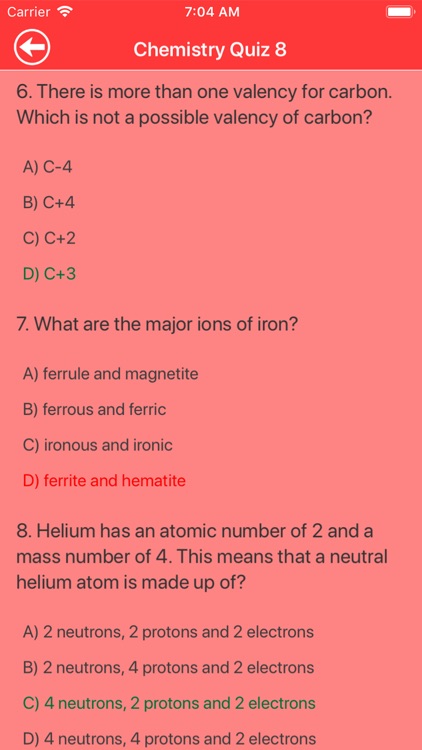 College Chemistry Quiz screenshot-5