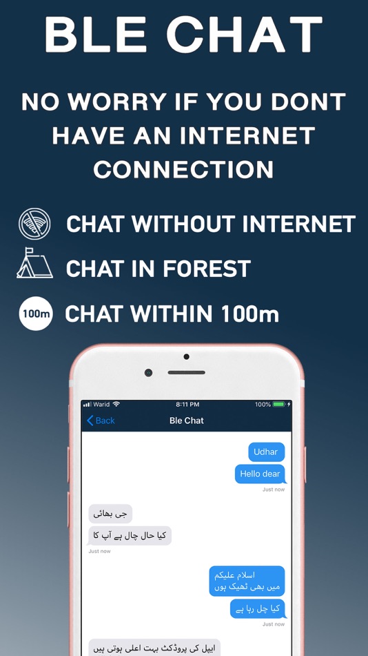 #2. Ble Chat by LetTechnologies (iOS) 由: Akhzar Nazir