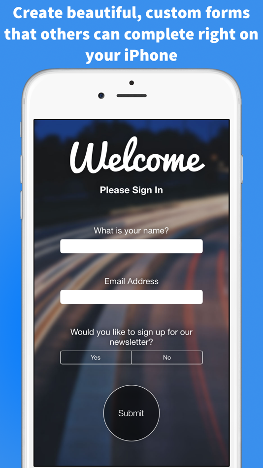 Sign In - Form Maker - 1.5.1 - (iOS)