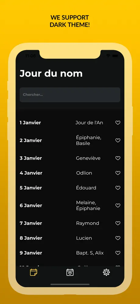 Namio - Name Day Calendar