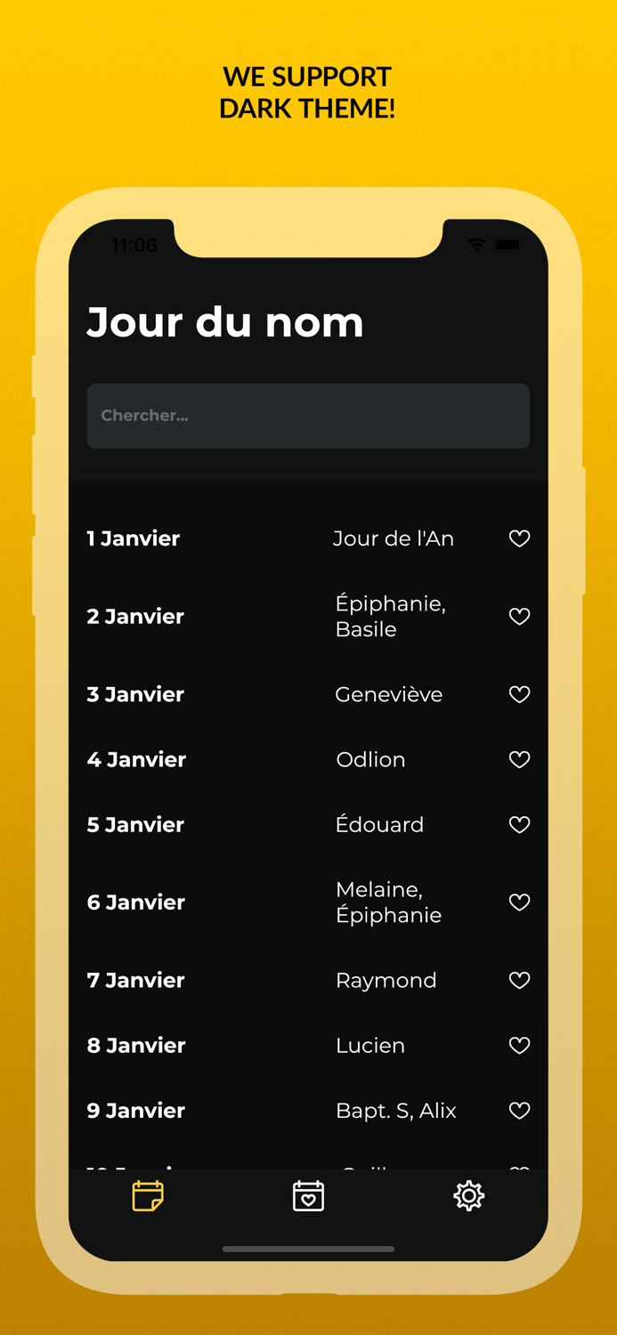 Namio - Name Day Calendar