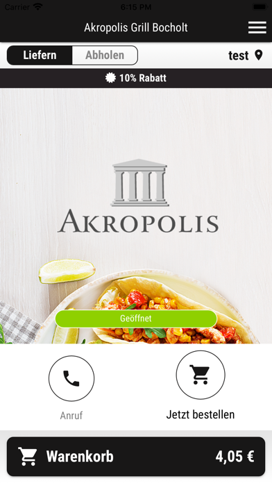 Screenshot #1 pour Akropolis Grill Bocholt