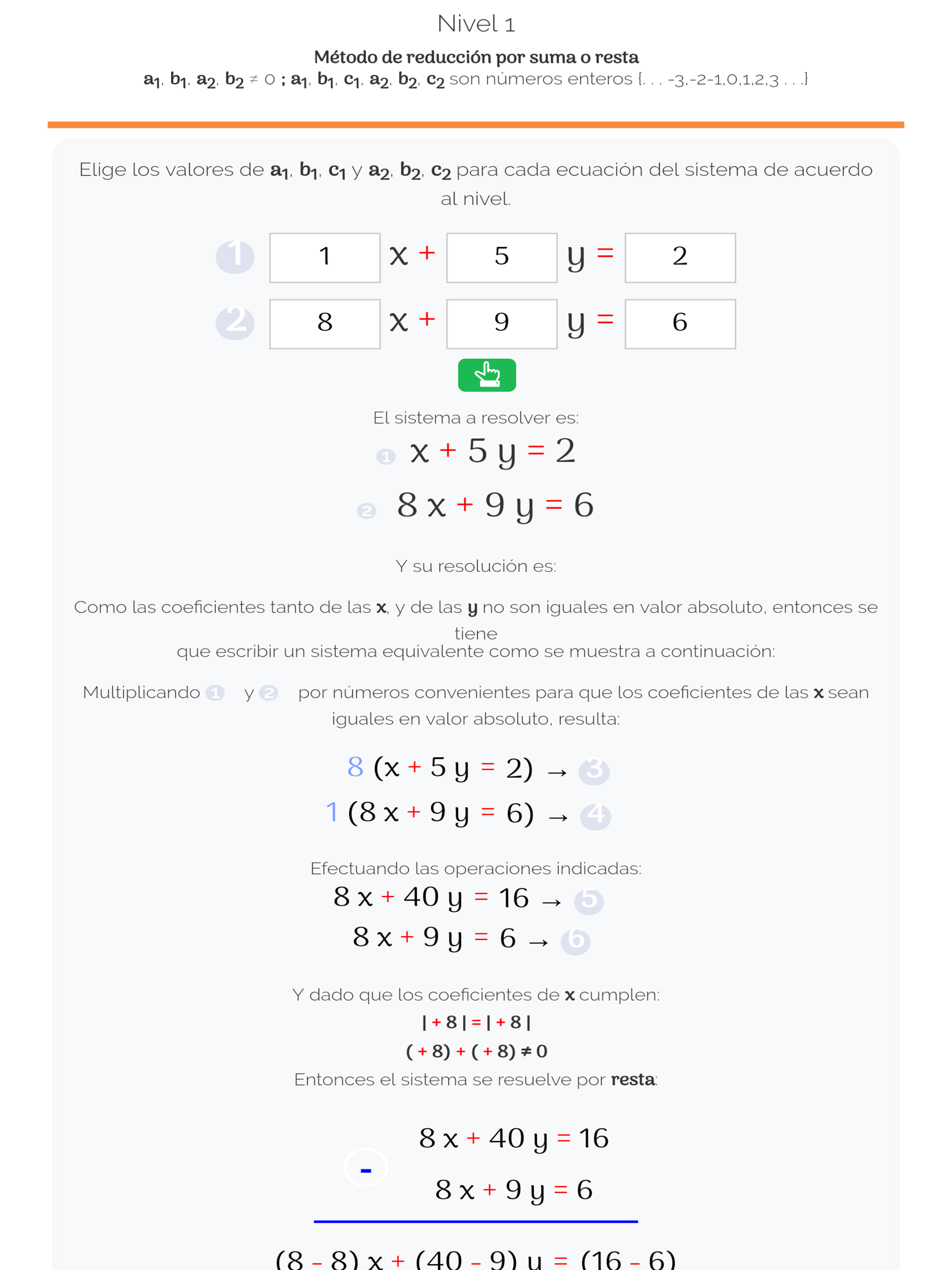 Sistemas 2x2