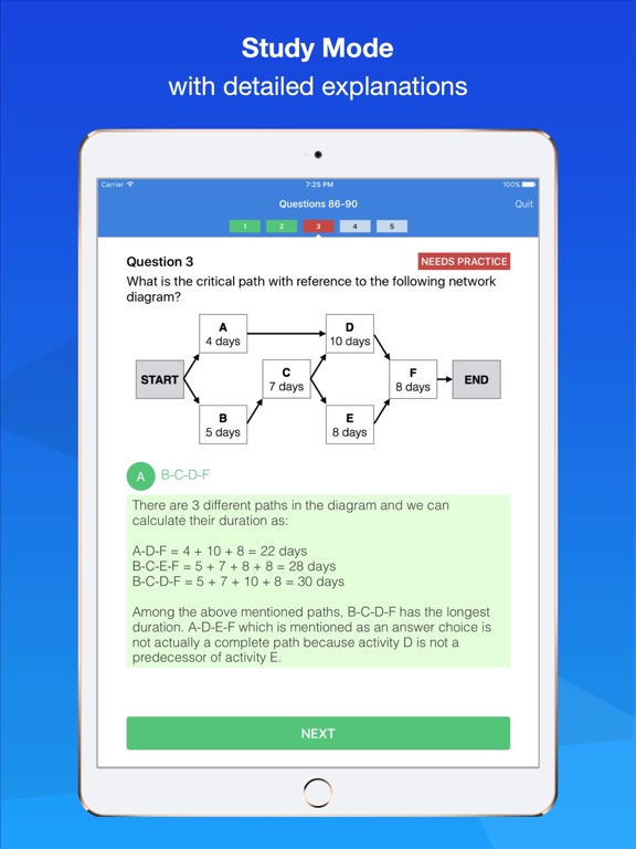 Screenshot #6 pour PMP Exam Smart Prep +