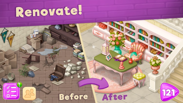 Magic Mansion: Match-3 screenshot-0