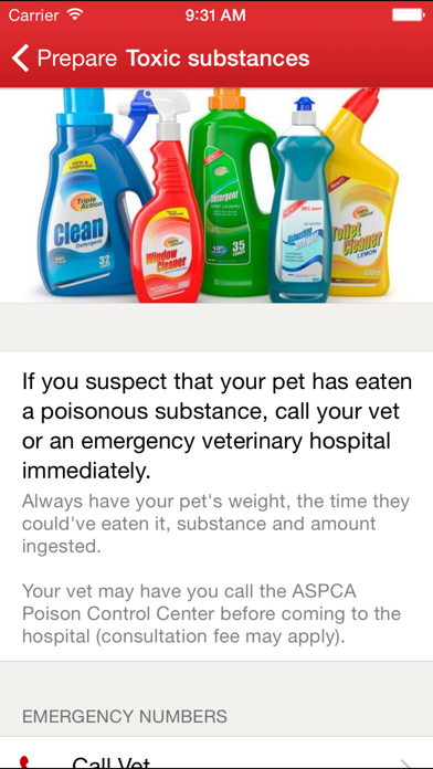 Pet First Aid: Screenshot