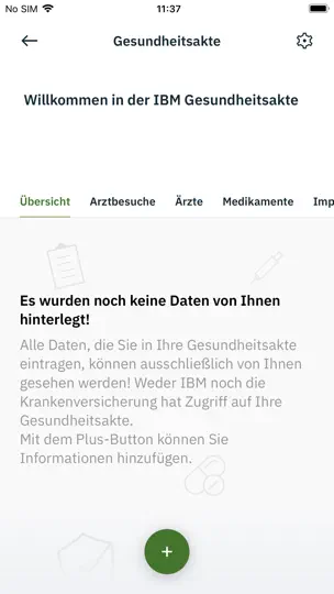 Screenshot von Meine DKV (old) auf dem iPhone 3