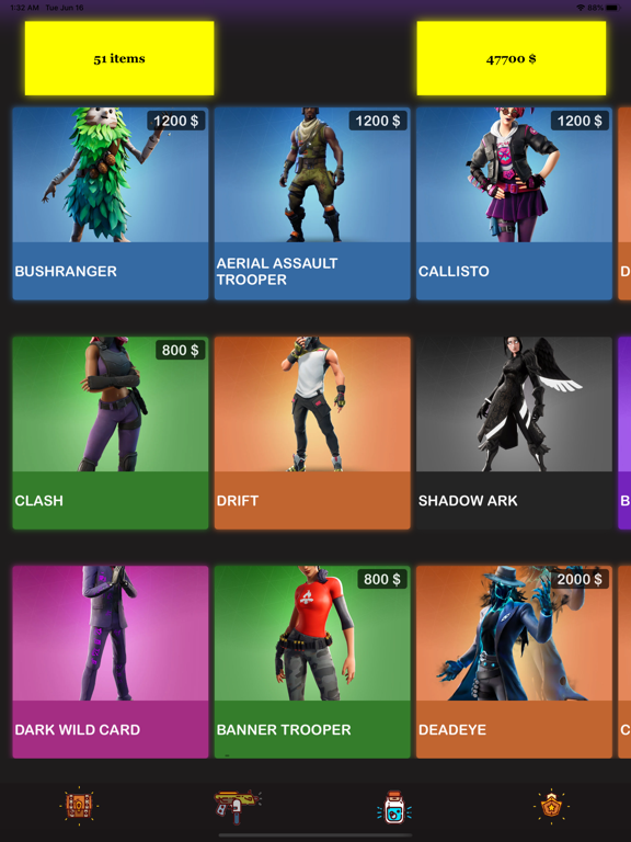 Fortnity Cases iPad screenshot 4 - Games app