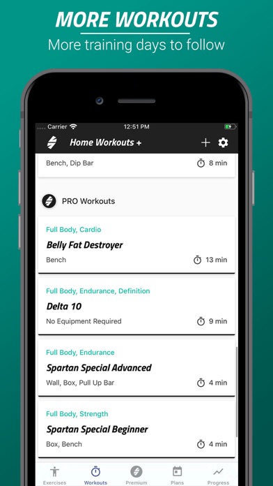Spartan Home Workouts - Proのおすすめ画像3