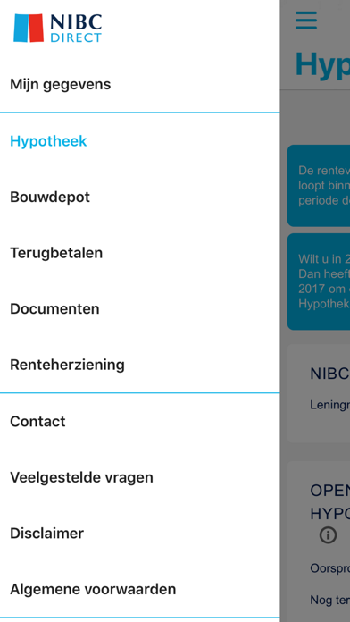 How to cancel & delete NIBC Direct Hypotheken from iphone & ipad 1