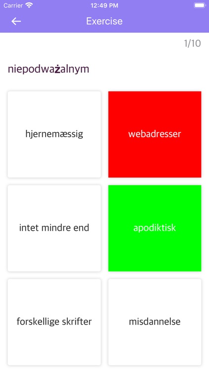 Danish Polish Dictionary screenshot-3
