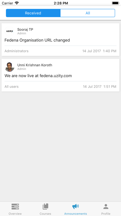 App screenshot