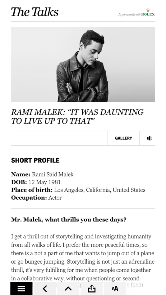 #6. The Talks Interview Magazine (iOS) 由: Black Ink GmbH