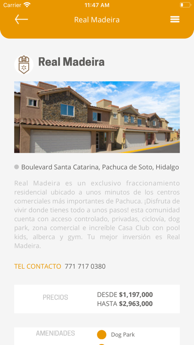 Screenshot #1 pour Inmobiliaria Vinte