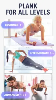 at home plank workouts iphone screenshot 1