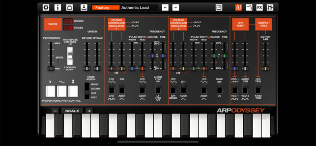 ARP ODYSSEi スクリーンショット