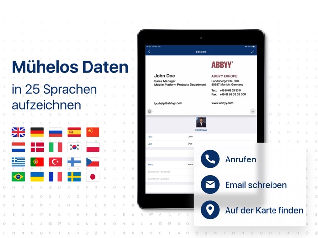 Visitenkarten Scanner Im App Store
