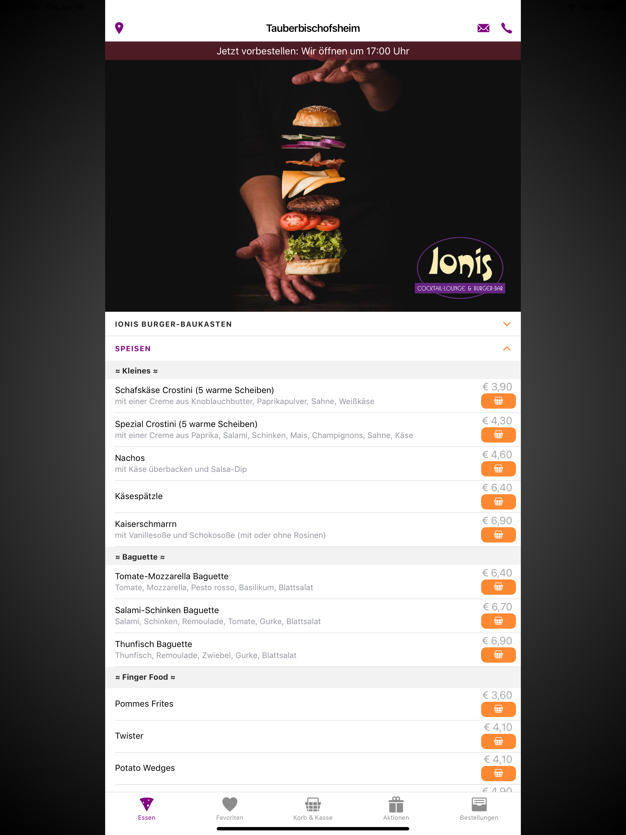 Burgerlieferservice