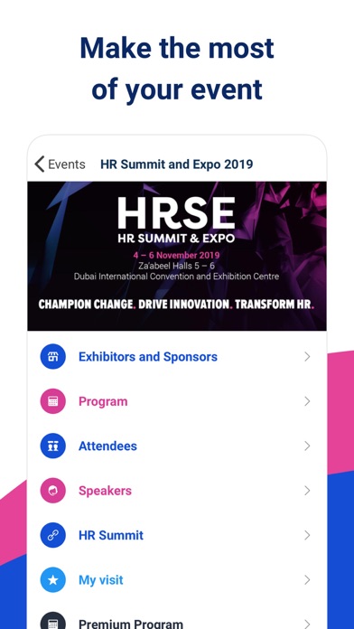 Screenshot #1 pour HRSE Event App