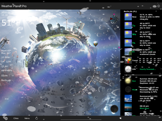 Screenshot #5 pour Weather Planet Pro