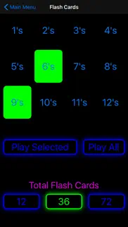 neon times tables iphone screenshot 2